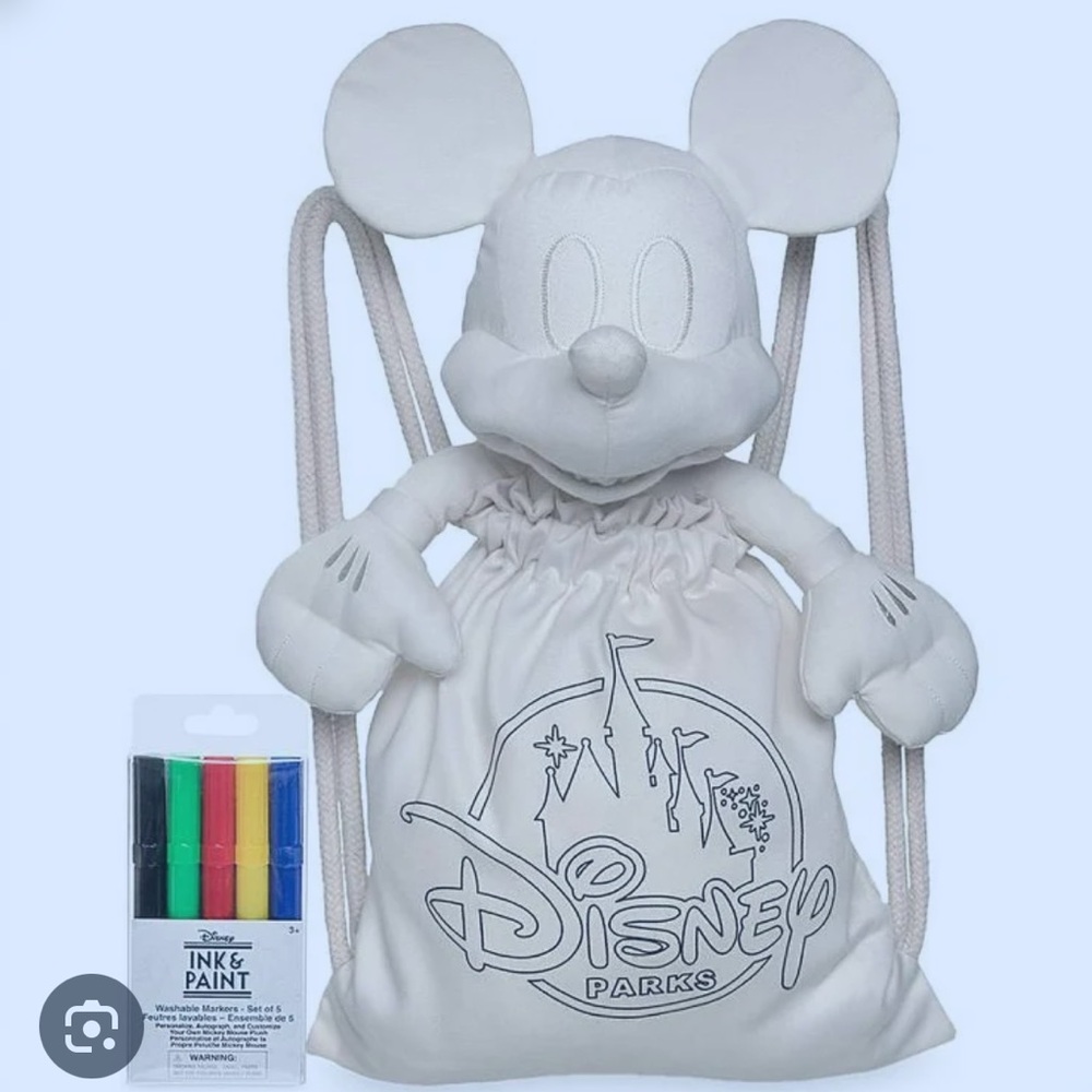 Disney Parks Ink & Paint Mickey Plush
